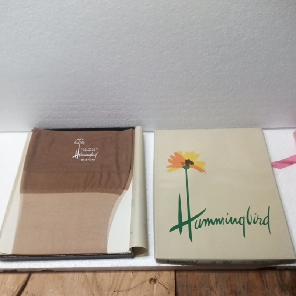 Vintage Hummingbird Wild Rose Stocking/ New In Box